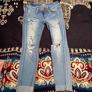 Super stretch American Eagle jeggings